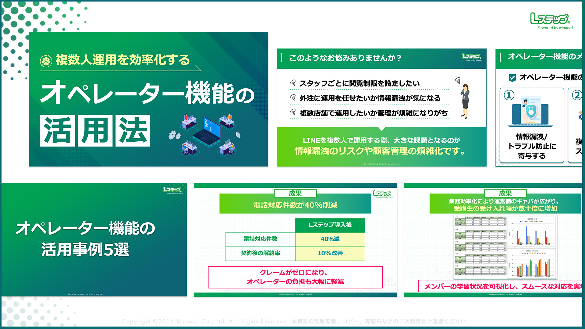 オペレーター機能の活用法