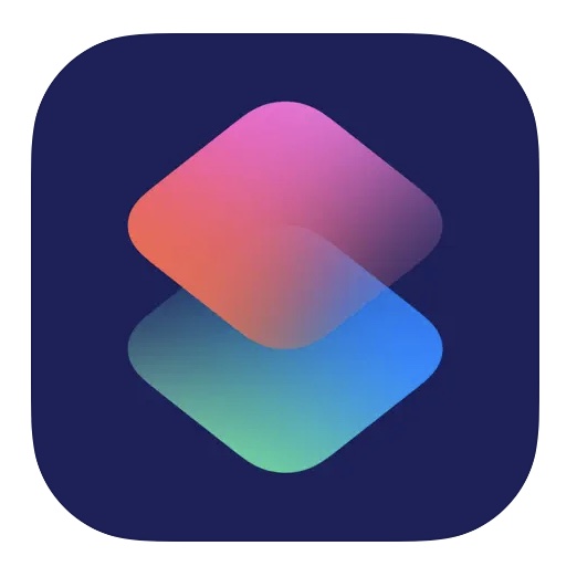 iPhoneのショートカットアプリのロゴ