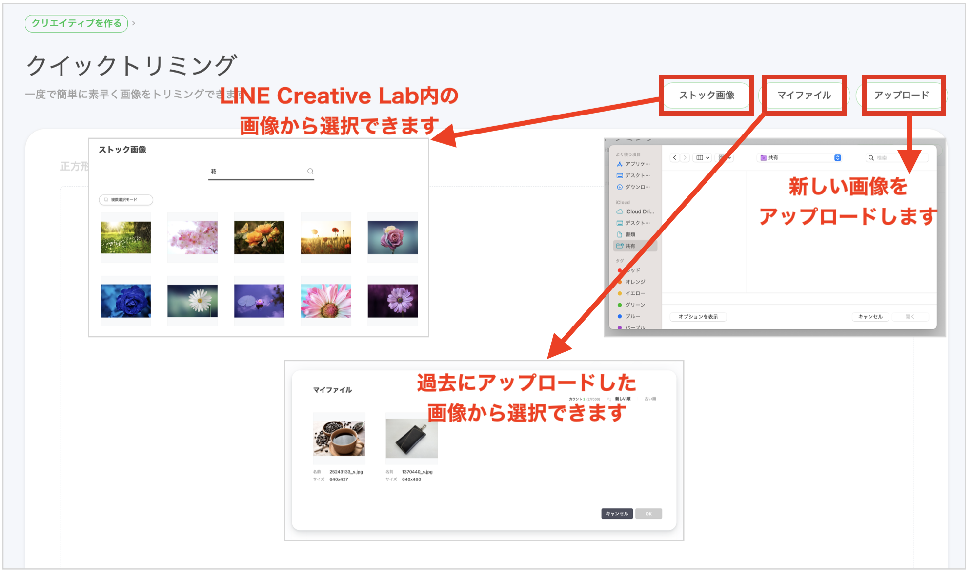 LINE Creative Labテンプレート