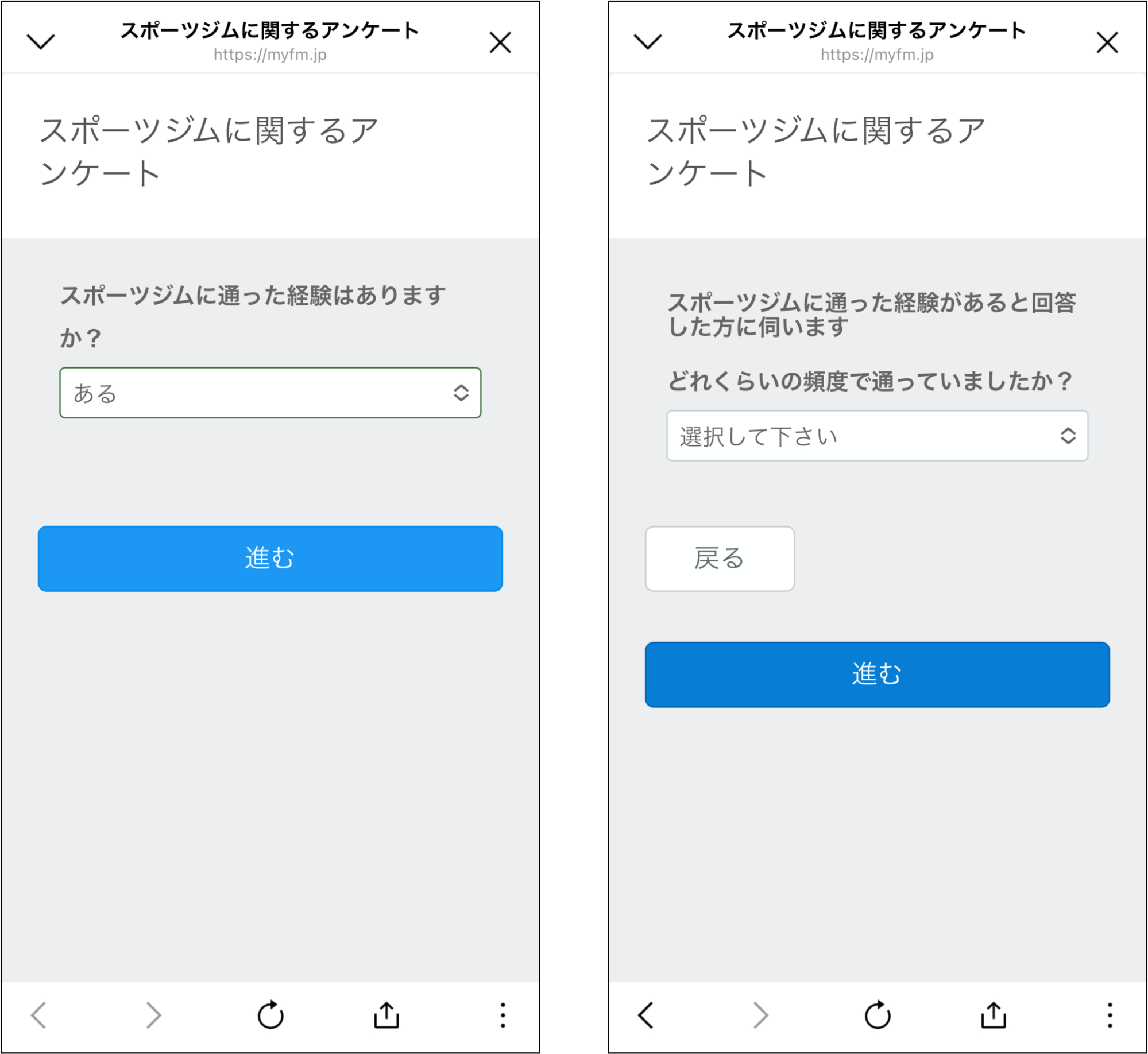 「ある」と回答したスポーツジムに関するアンケート