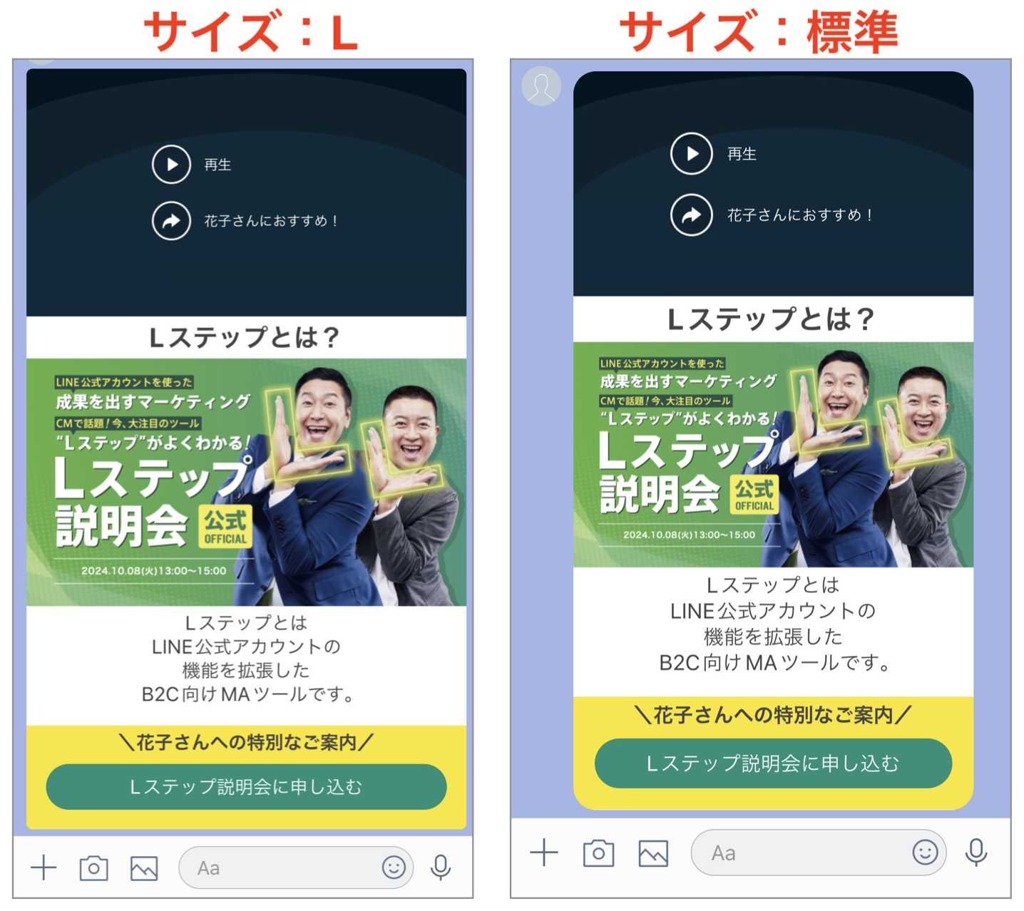 フレックス　サイズの目安