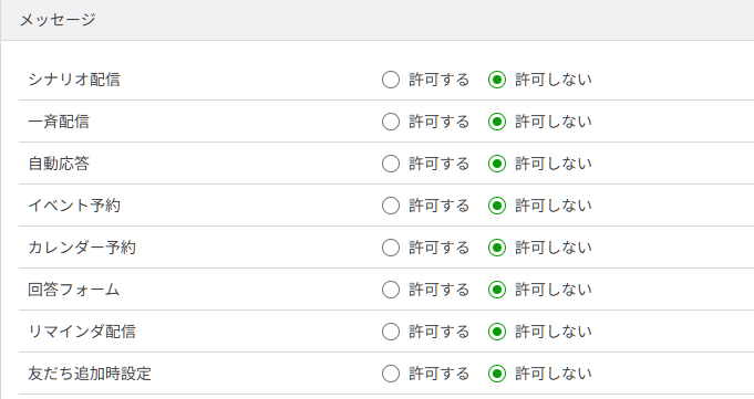 拡張機能の権限設定イメージ
