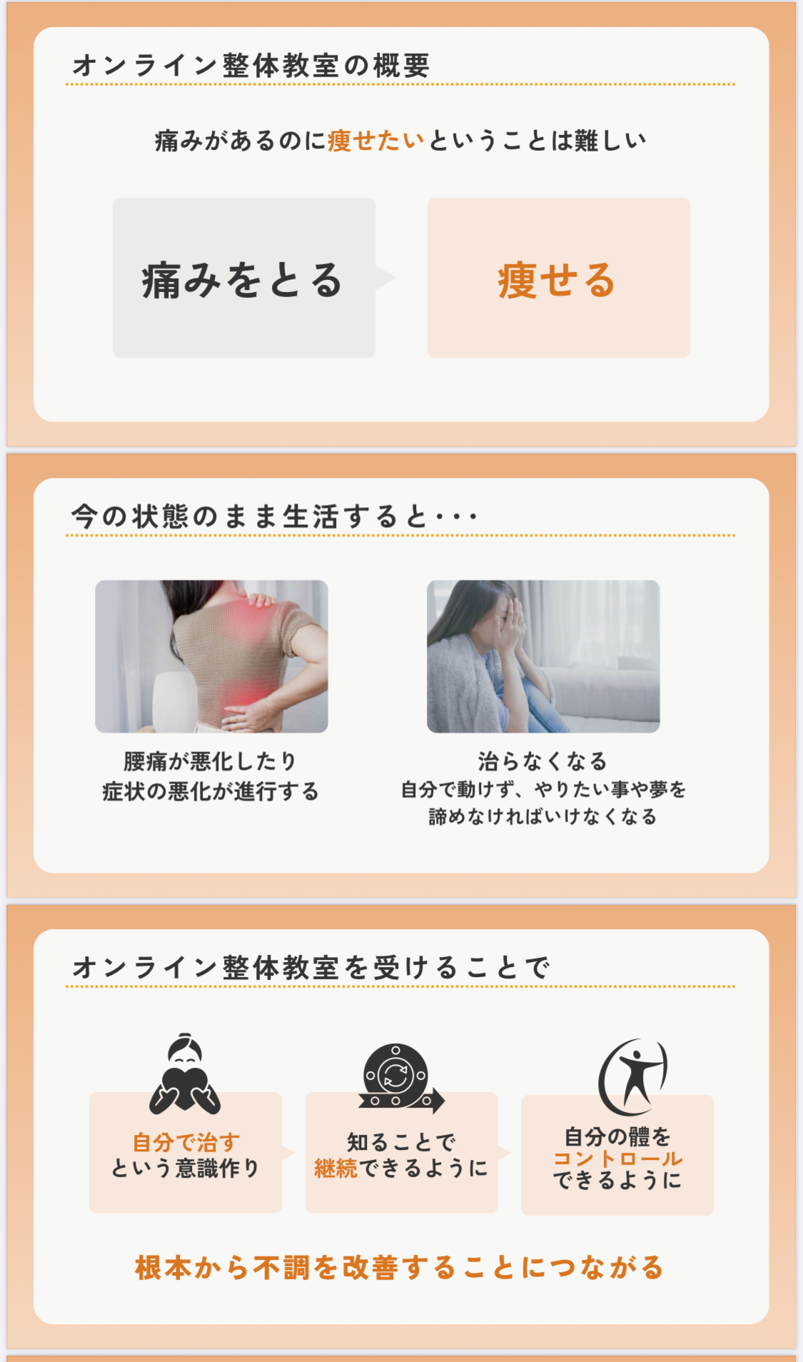オンライン整体教室概要