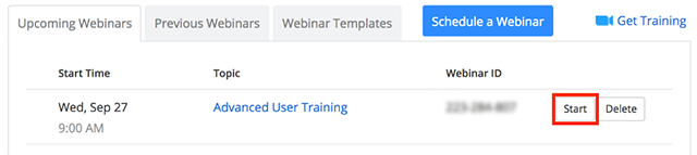 Zoomウェブポータルサイト