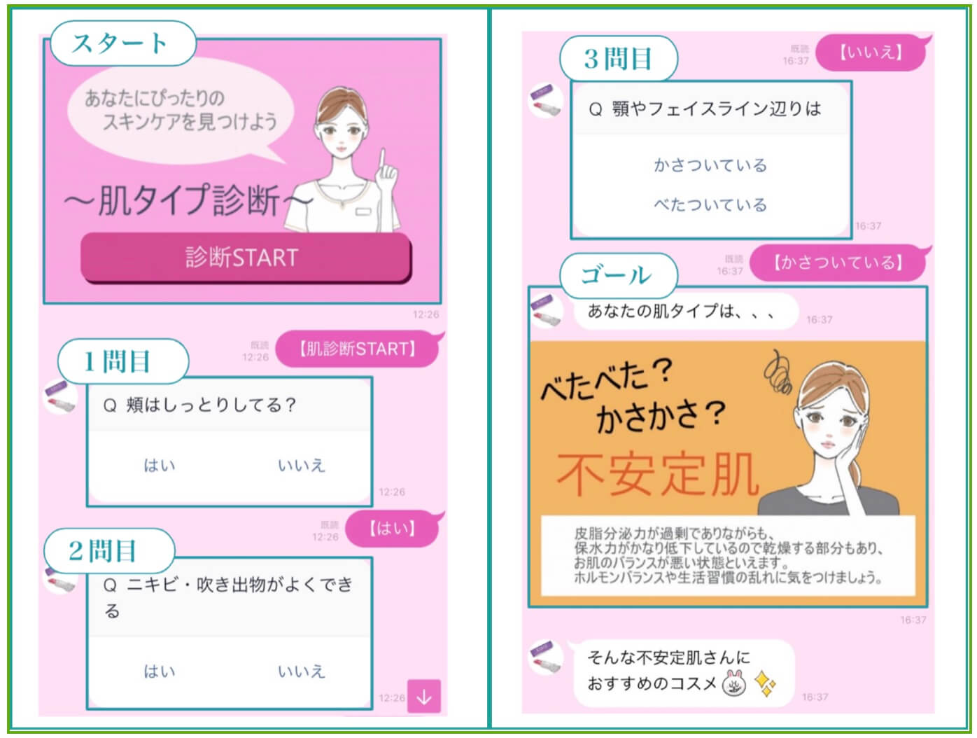 肌タイプ診断