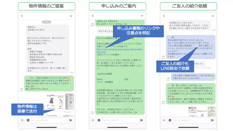 申し込みから入居までの流れを仕組み化