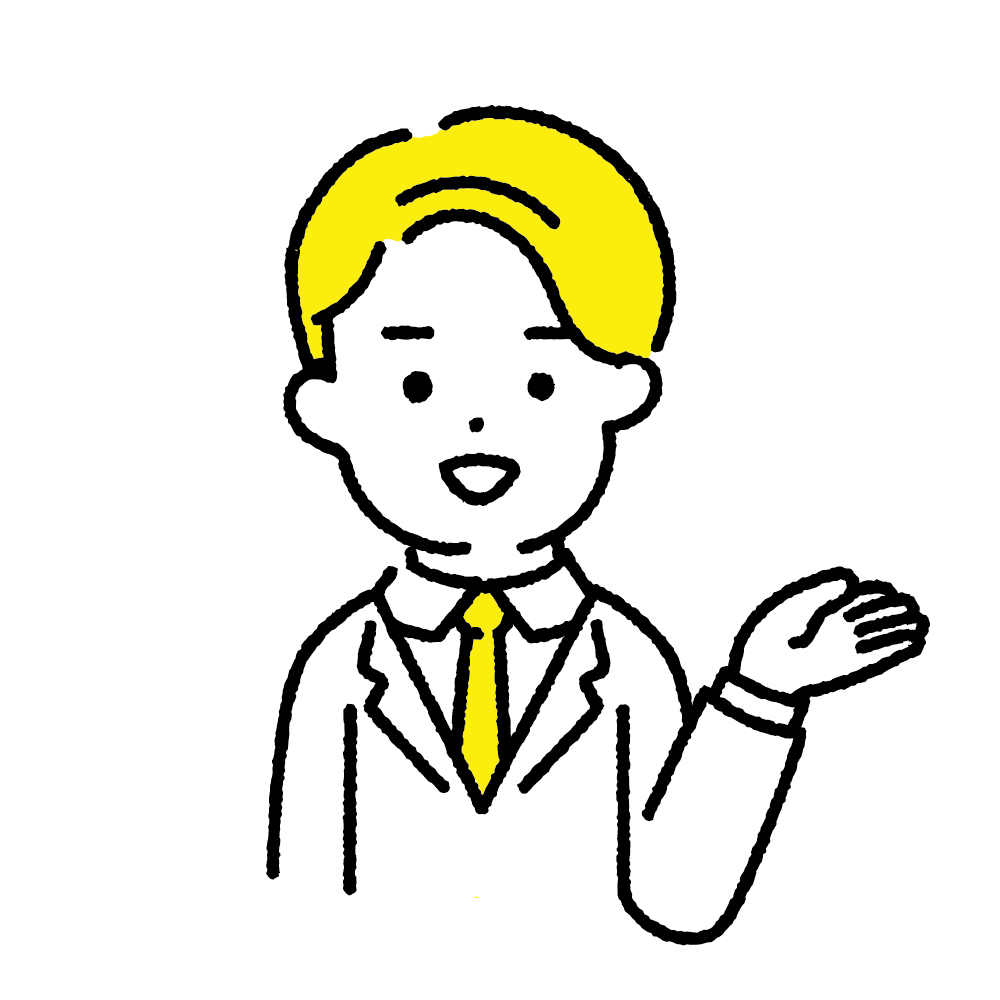 提案している男性