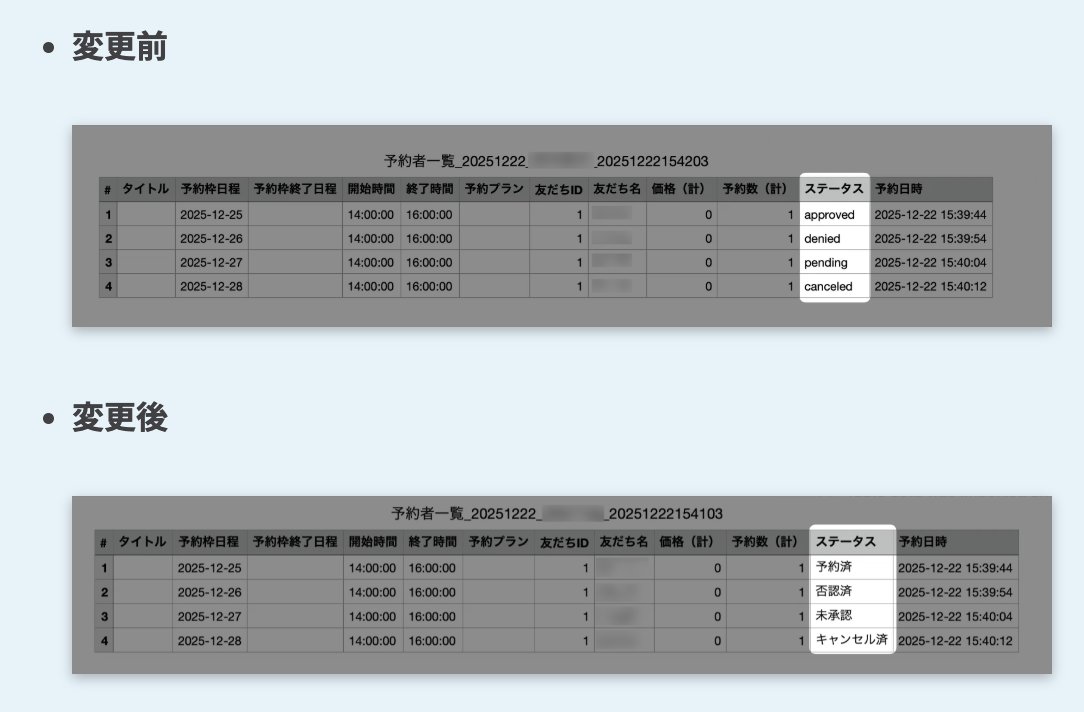 「予約情報取得項目」でタグ付け可能に