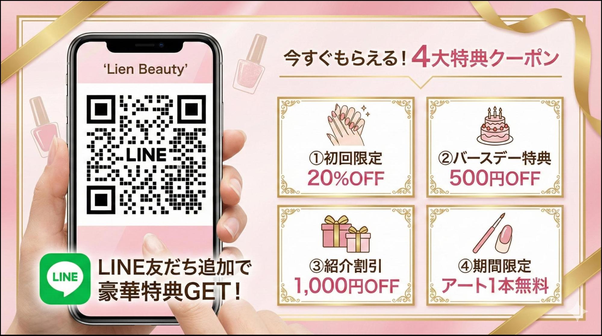 QRコードとクーポン