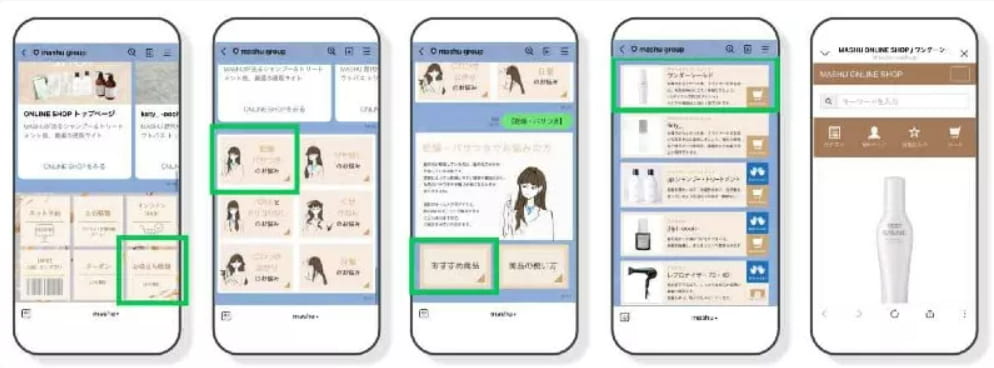【美容室】ヘアケア商品への自然な導線づくり