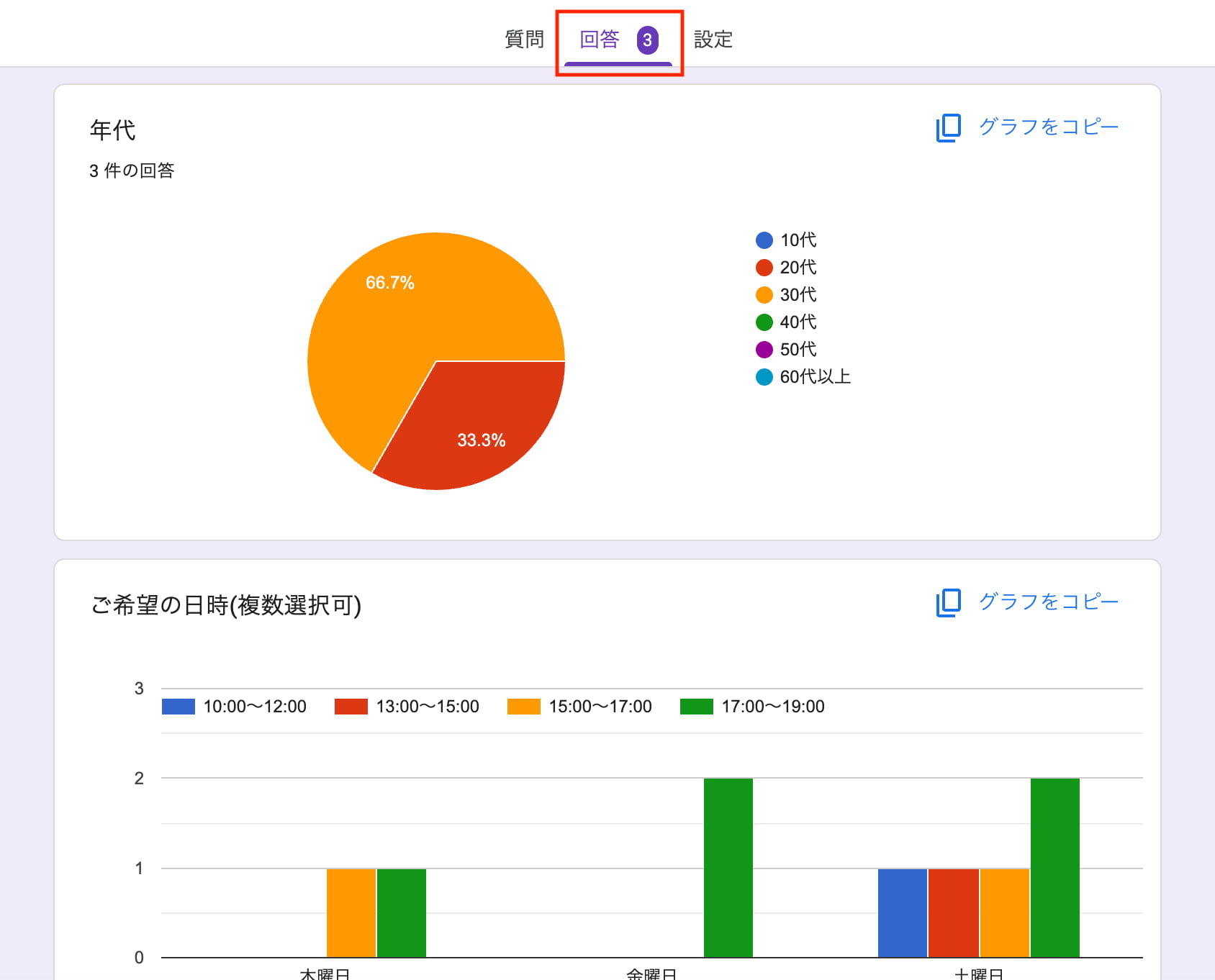 Googleフォーム