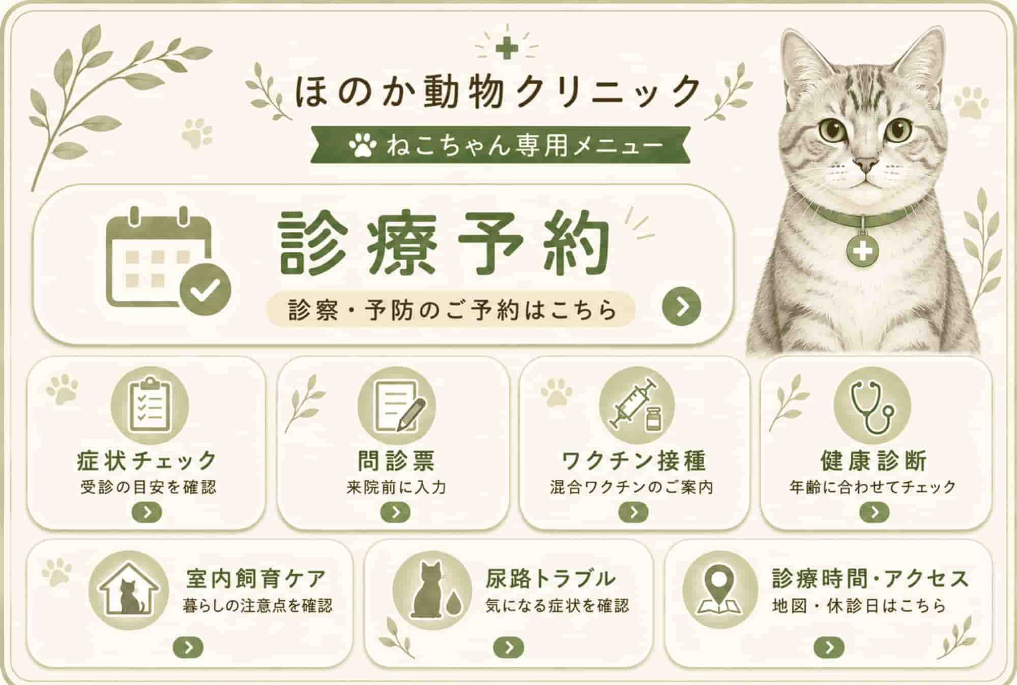 猫専用メニュー