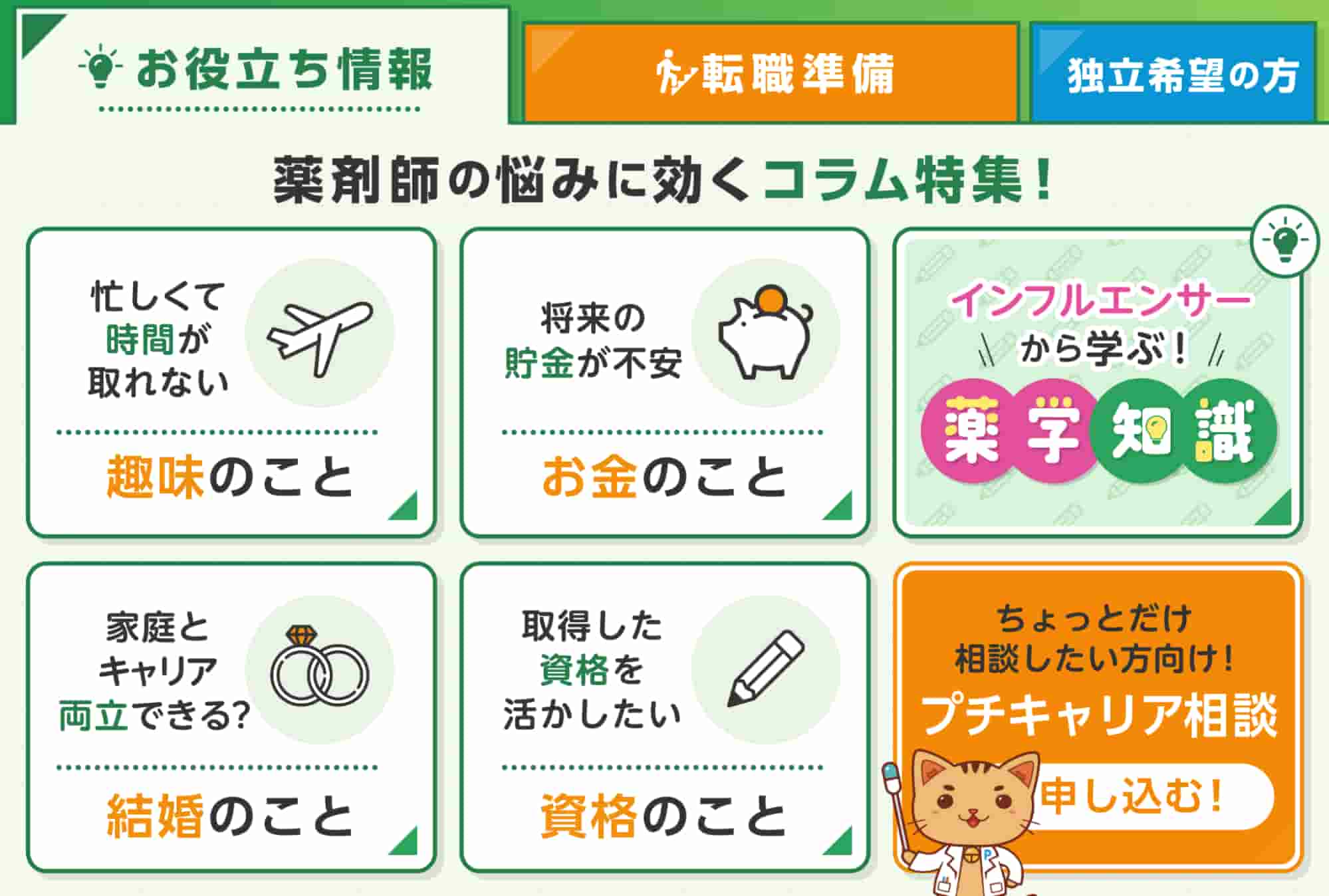 潜在層向けコンテンツ 